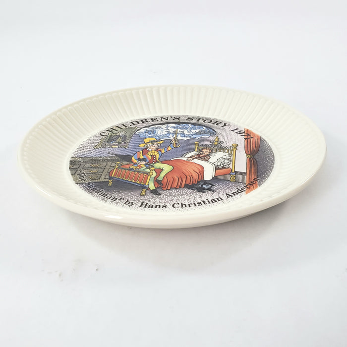 Wedgwood Children's Story Collector Plate 6 inch "The Sandman" by Hans Christian Andersen