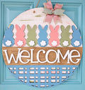 Welcome Bunny Line Door Hanger-wholesale