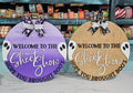 Welcome to the sheetshow Hope you brought boo's Door Hanger-wholesale