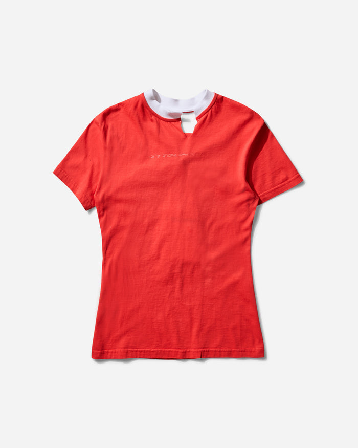 Ottolinger Wmns Cut Out T-Shirt Red T-Shirts Shortsleeve 11510401501 RED