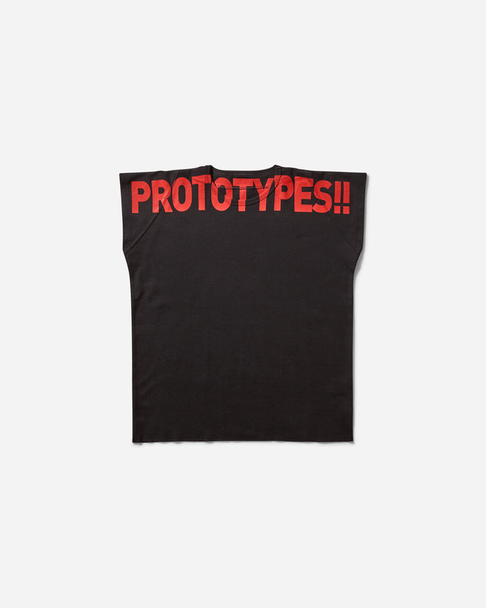 Prototypes Waffle Muscle Tee S25 T-Shirts Shortsleeve PT07JE03USB BLACK
