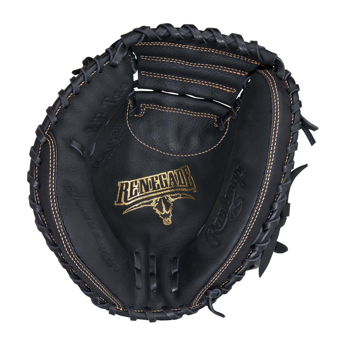 Front palm view of Rawlings Renegade Series 31.5" Catchers Mitt.