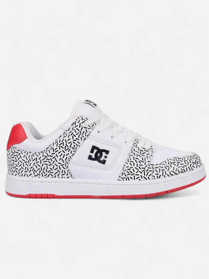 Zapatillas DC Mujer Manteca 4 Blanco Negro Rosa
